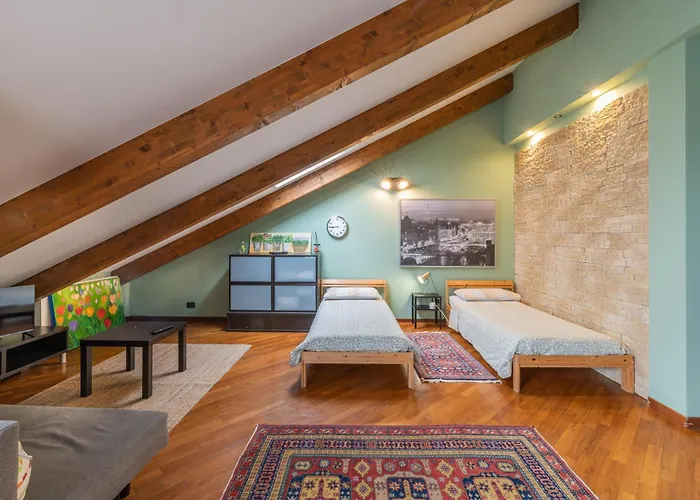 아파트 Stagabin La Mansarda Panoramica Un Rifugio Di Eleganza E Tranquillita *